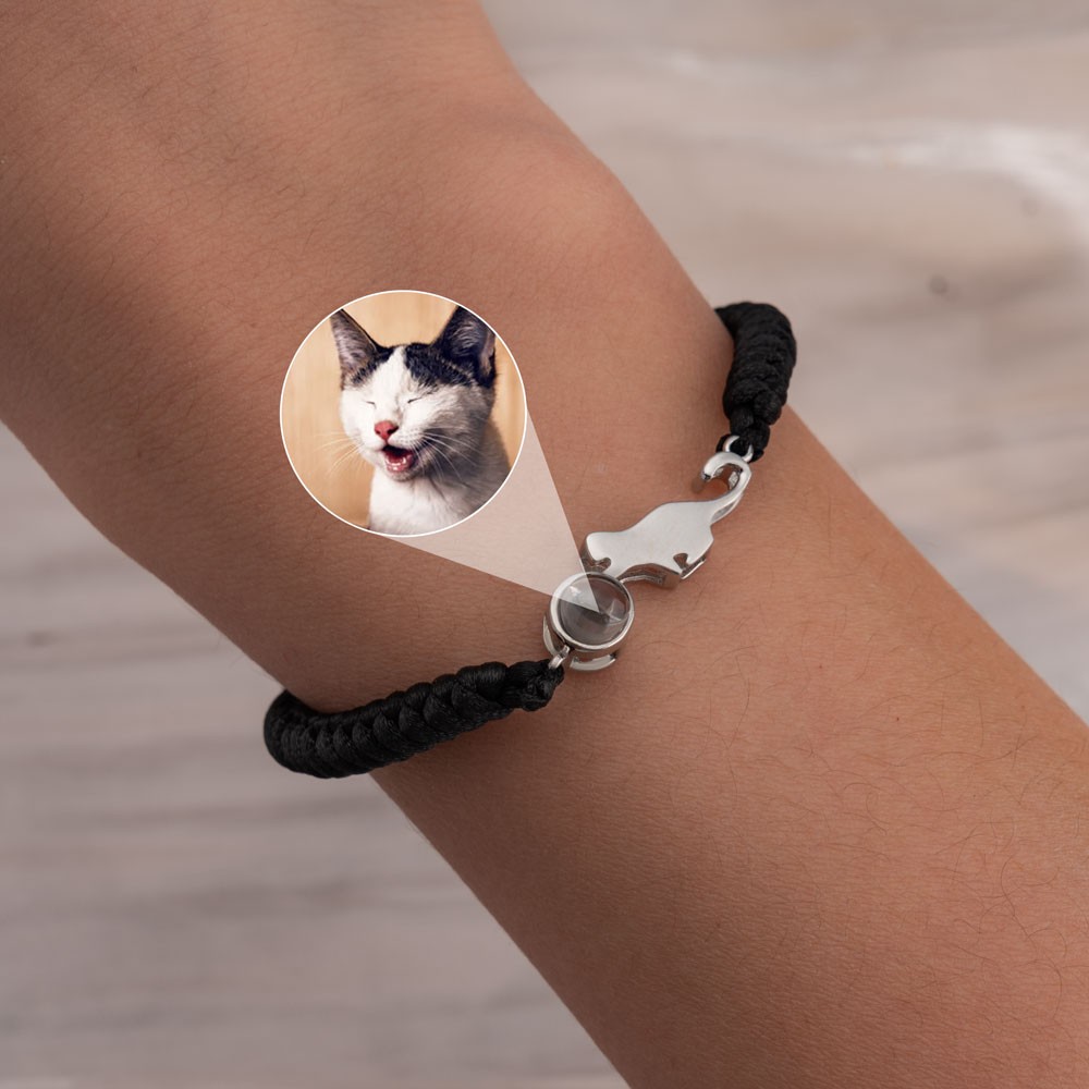  Pulsera de proyeccion de fotos personalizada para mascotas